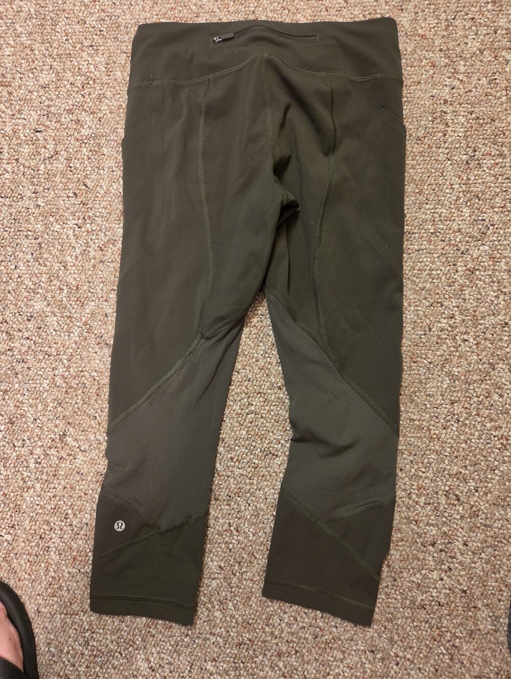 lululemon athletica Womens Dark Olive Green Joggers